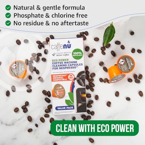 10 Pack Nespresso Original Compatible Cleaning Pods (10 Count)