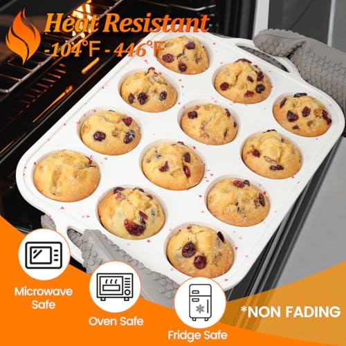 Regular Size Muffin Pan with Metal Reinforced Frame (2 Count)