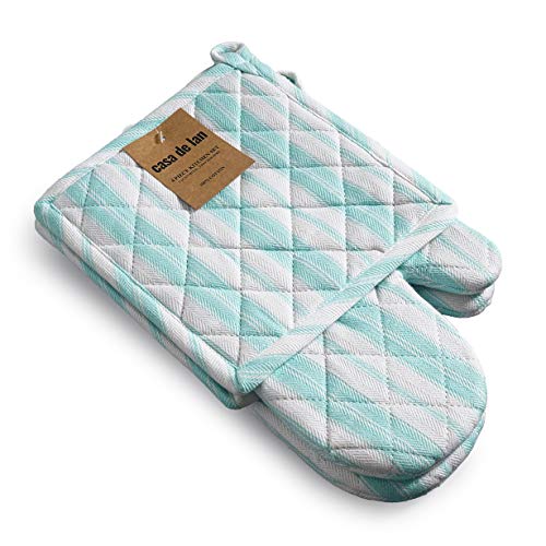 1 Oven Mitt 1 PotHolder & 1 Kitchen Apron Set