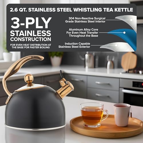 3 Ply Stainless Steel Tea Kettle