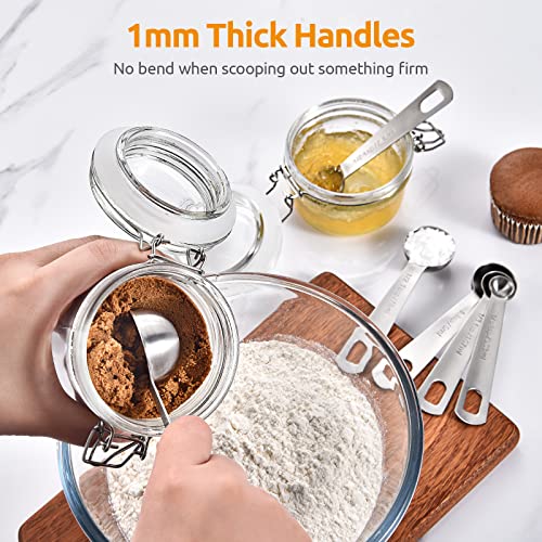 18 8 Stainless Steel Measuring Spoons Set of 9