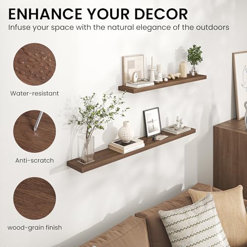 48 Inch Floating Shelves for Wall (2 Count)