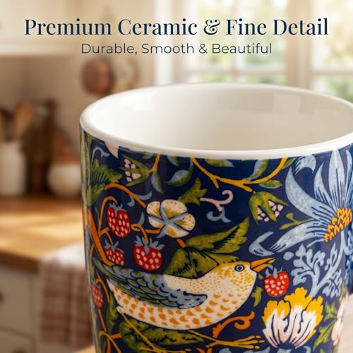 17oz Ceramic Travel Mug with Lid & Handle