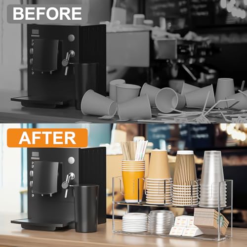 5 Compartment Cup Holder for Countertop
