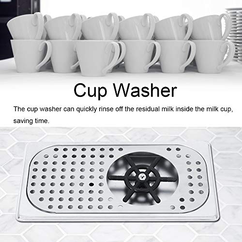 Cup Washing 114mm Diameter 201 Stainless Steel Machine Rinser Pitcher Drain and Drip Tray for Bar Coffee Shop G1
