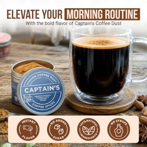 Coffee Dust Captain's Flavoring Powder (2 Ounce)