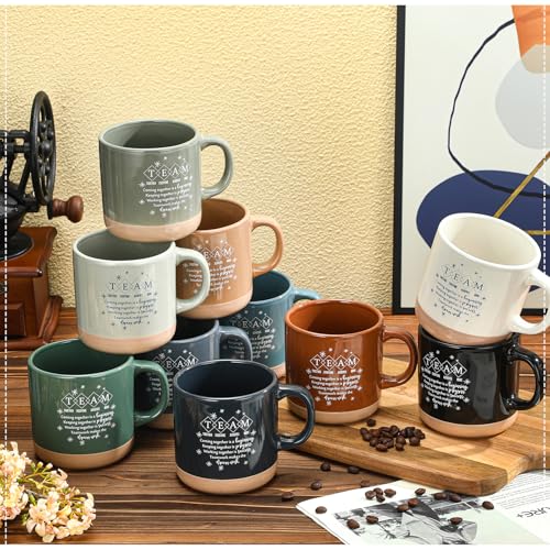 10 Pcs Team Gift for Employee Bulk 13 oz Thank You Mugs (10 Count)