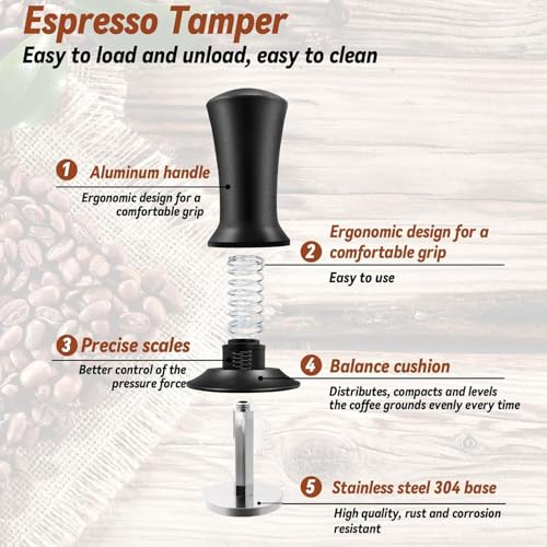 51mmCoffee Tamper Set 22PCS Espresso Accessories Kit