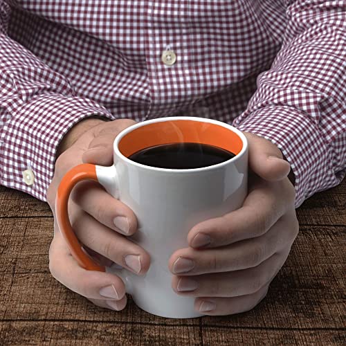 Java Two Tone Coffee Mugs 12 oz. Set of 10 (10 Count)