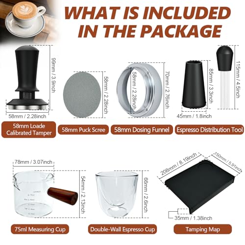 7 Pcs 58mm Espresso Accessories Kit