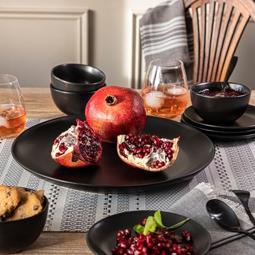 over&back Coupe Stoneware Serving Platter