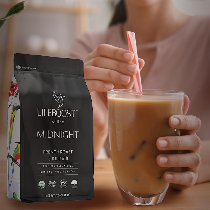 Midnight French Roast Coffee Ground (12 Ounce)