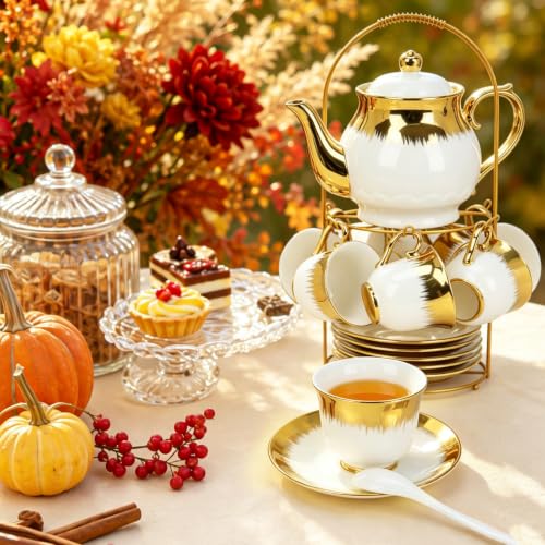 Porcelain Tea Set (20 Count)