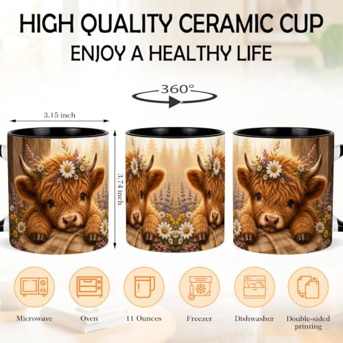 Highland Cow Coffee Mug