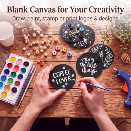 1000 Pcs Round Cardboard Coasters Bulk (1000 Count)