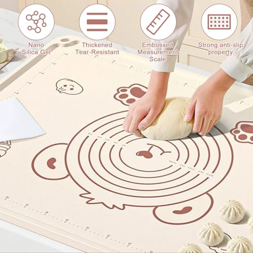 Little Bear Pastry Mat Set (3 Count)