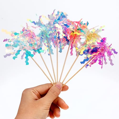 14Pcs Foil Firework Cupcake Toppers (14 Count)