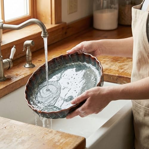 Ceramic Pie Pan Quiche Baking Dish