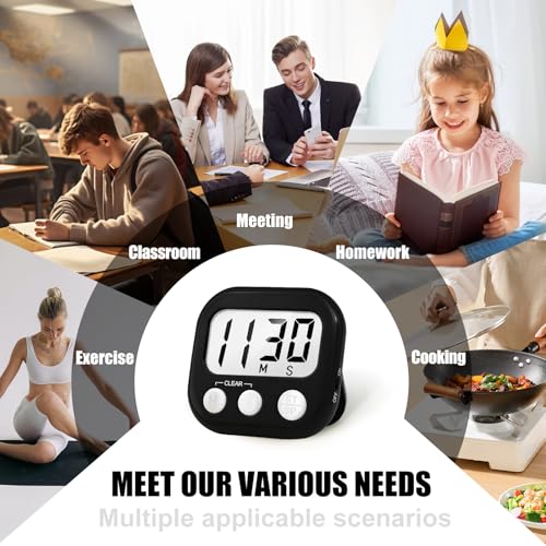 Digital Kitchen Timers for Cooking (2 Count)