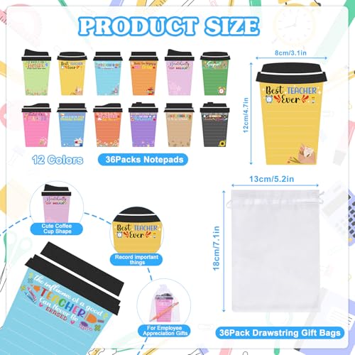 36 Set Teacher Appreciation Gifts Bulk Team (36 Count)