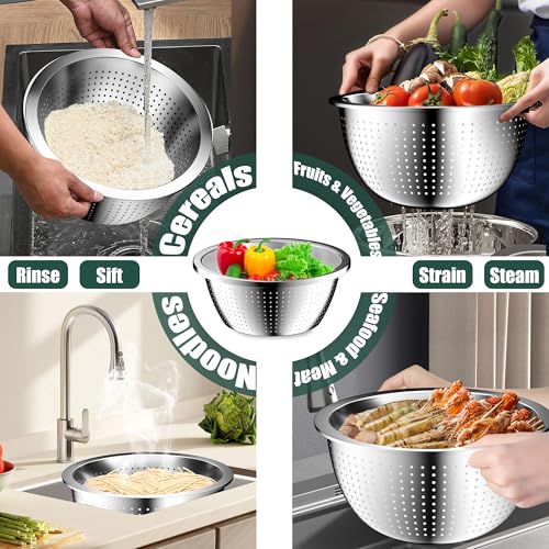 Mixing Bowls with Airtight Lids Set (8 Count)