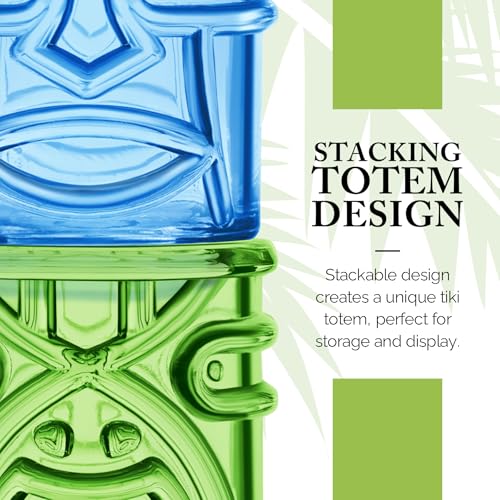 Tiki Cocktail Glasses (4 Count)