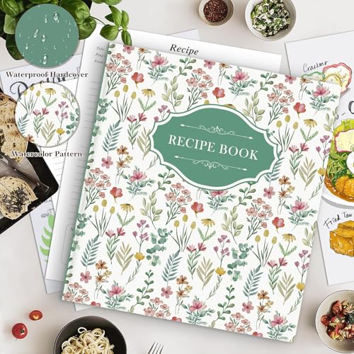 Recipe Binder 8.5x11 3 Ring Kit