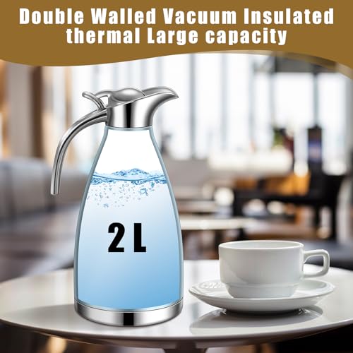 2 Pcs 68oz Thermal Coffee Carafe