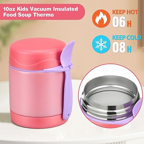 Bento Lunch Box Set With 10oz Soup Thermo