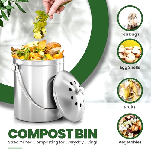 Countertop Compost Bin 1 Gallon