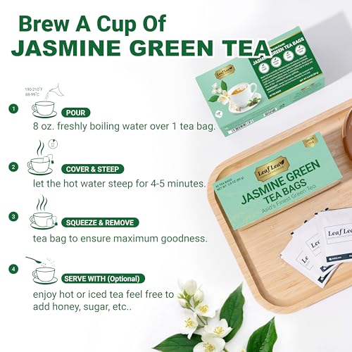 Jasmine Green Tea Bags (80 Count)