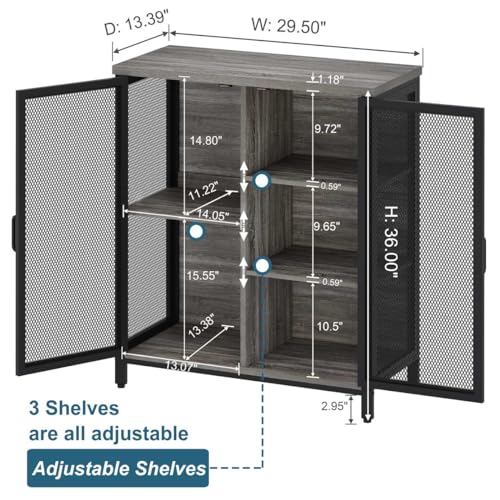 Small Coffee Bar Cabinet with Storage