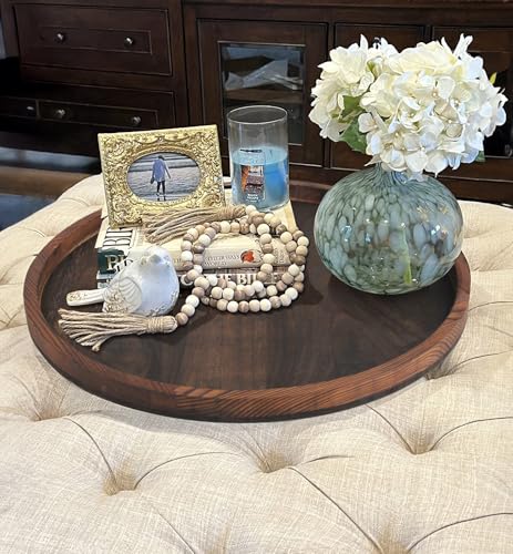 20" Rustic Wooden Serving Tray