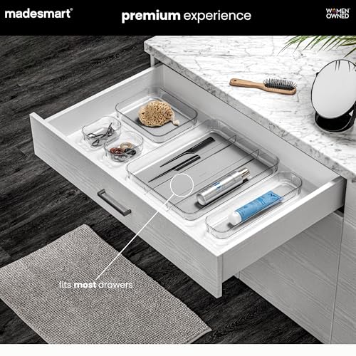 Clear 3 Compartment Utensil Tray