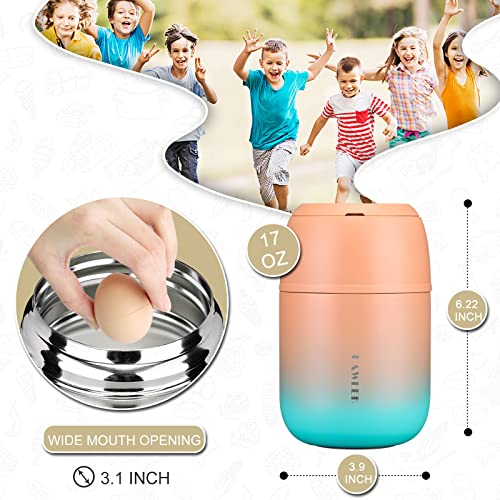 17oz Insulated Food Jar with Spoon
