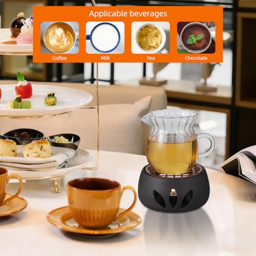 1 Set Ceramic Teapot Warmer Heating Base