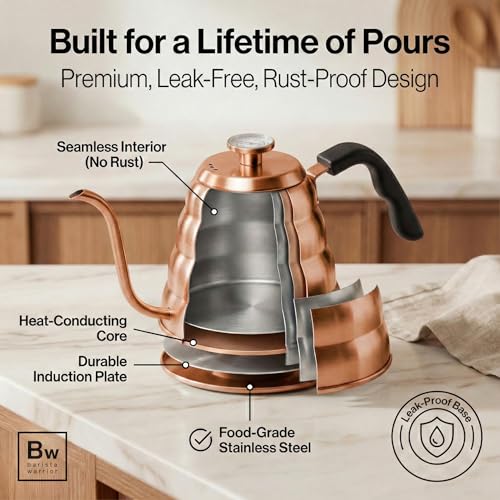 Gooseneck Kettle with Thermometer
