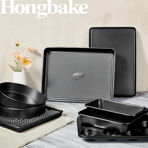 9 Piece Baking Pans Set Nonstick (9 Count)