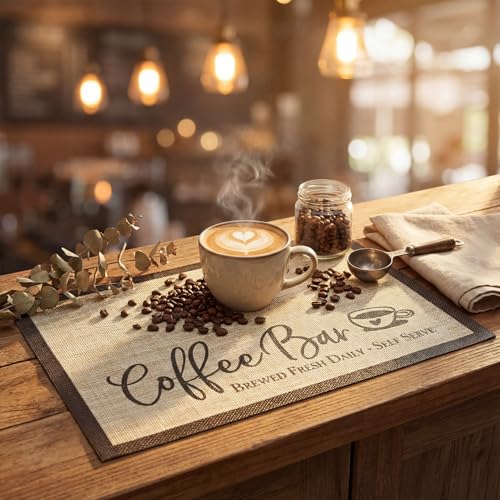 Coffee Bar Mats Set of 2 (2 Count)
