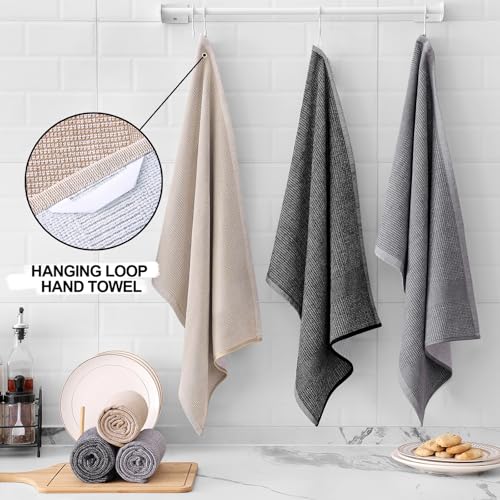 380 GSM Cotton Premium Kitchen Towels 6 Pack (6 Count)