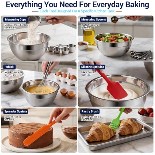 Mixing Bowls with Lid Set