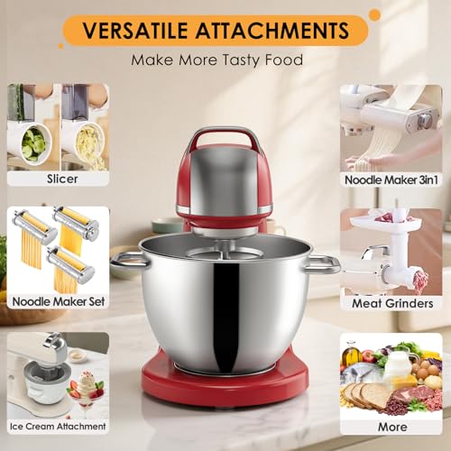8.4QT Commercial Stand Mixer 800W with Aluminum Die Casting Meets the Standard of NSF