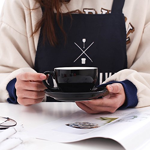 Free Pour Coffee Cup and Saucer