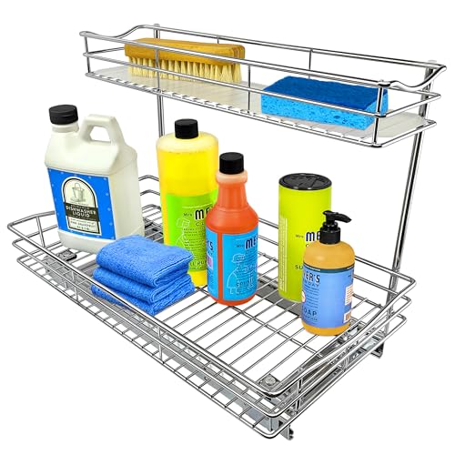 Pull Out Under Sink Kitchen Cabinet Organizer