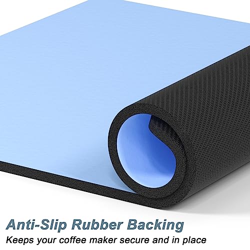 Coffee Mat 16" x 24" Coffee Bar Mats for Espresso Machine Station Accessories and Organizer