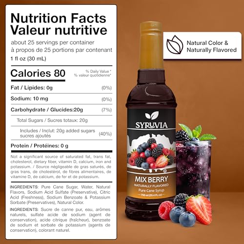 Mix Berry Syrup (25.4 Fl Oz)