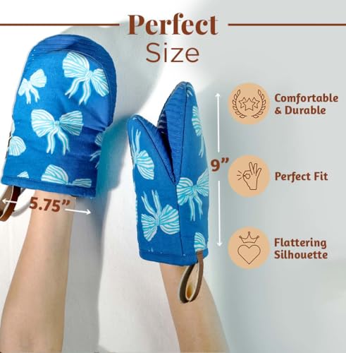 Oven Mitts Blue (2 Count)