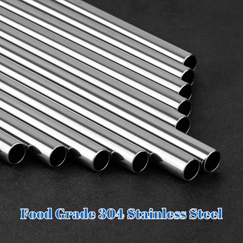 8PCS Stainless Steel Straws Fit for 40oz Stanley Tumblers (8 Count)
