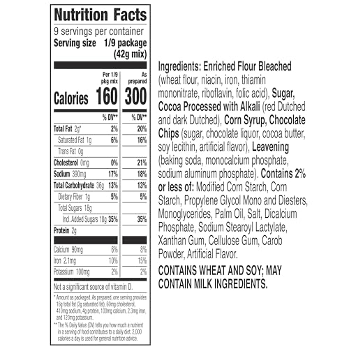 Delights Triple Chocolate Fudge Cake Mix (13.25 Ounce)