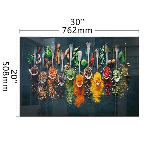 Tempered Glass Backsplash for Kitchen